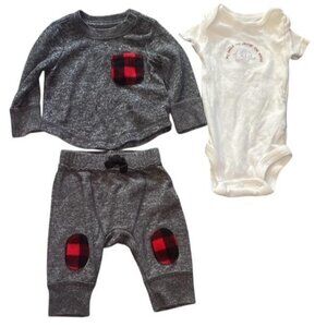 Newborn Baby Outfit Lot Cat & Jack Set Carter’s Bodysuit NB Clothes